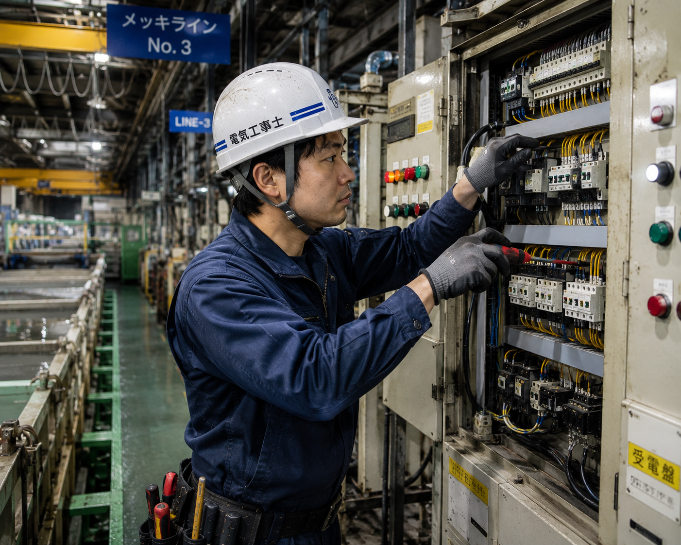 株式会社山田メッキ工業所の正社員 電気工事士求人イメージ