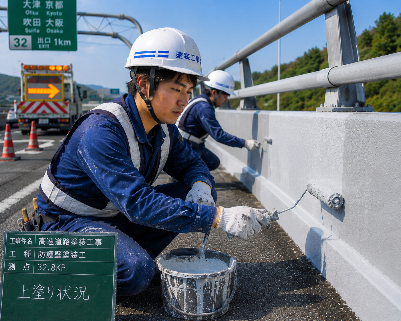 司塗装の業務委託 鉄骨塗装求人イメージ